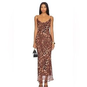 Leopard Print Maxi Dress